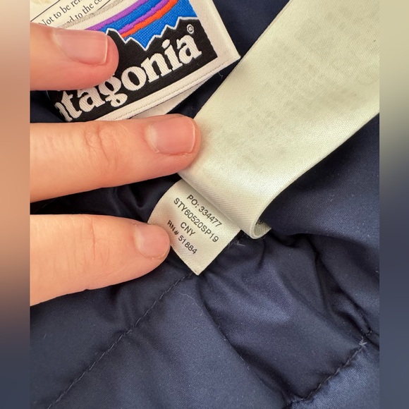 Patagonia Size 4T Navy Jacket - Picture 5 of 8